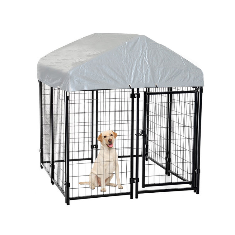 Pawhut Outdoor Covered Dog Yard Kennel & Reviews Wayfair